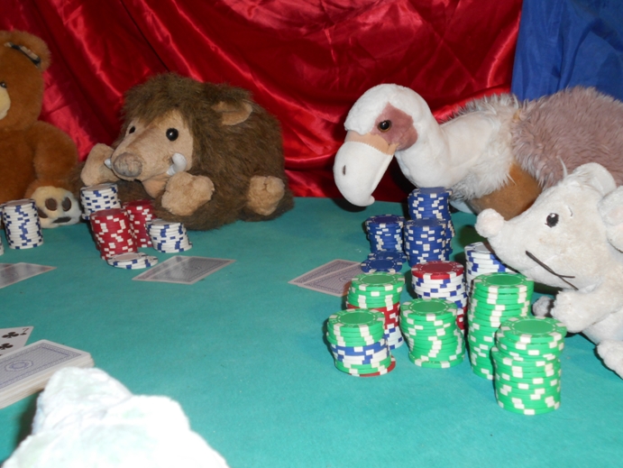 Plüschtiere pokern